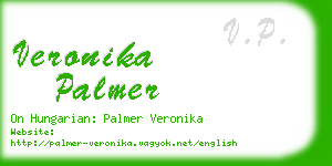 veronika palmer business card